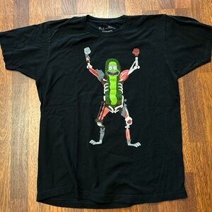 Ripple Junction Rick & Morty Pickle Rick Graphic Tshirt Size Large